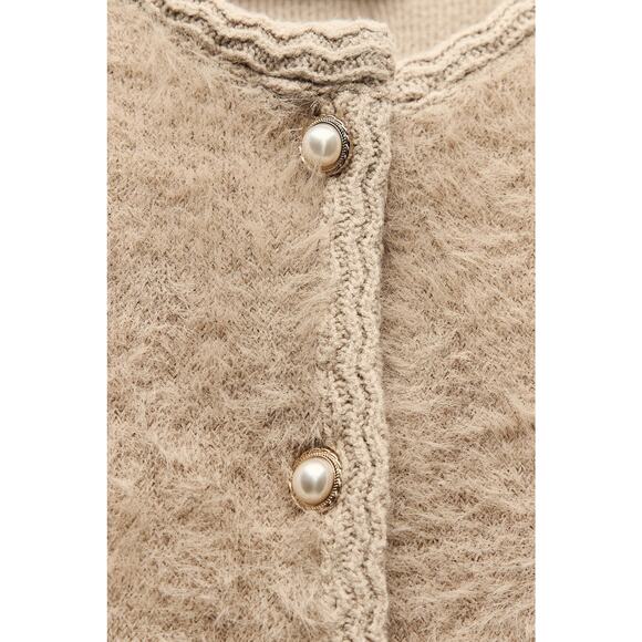 RARE!!! ZARA Faux Fur Cardigan NWT - Picture 7 of 9